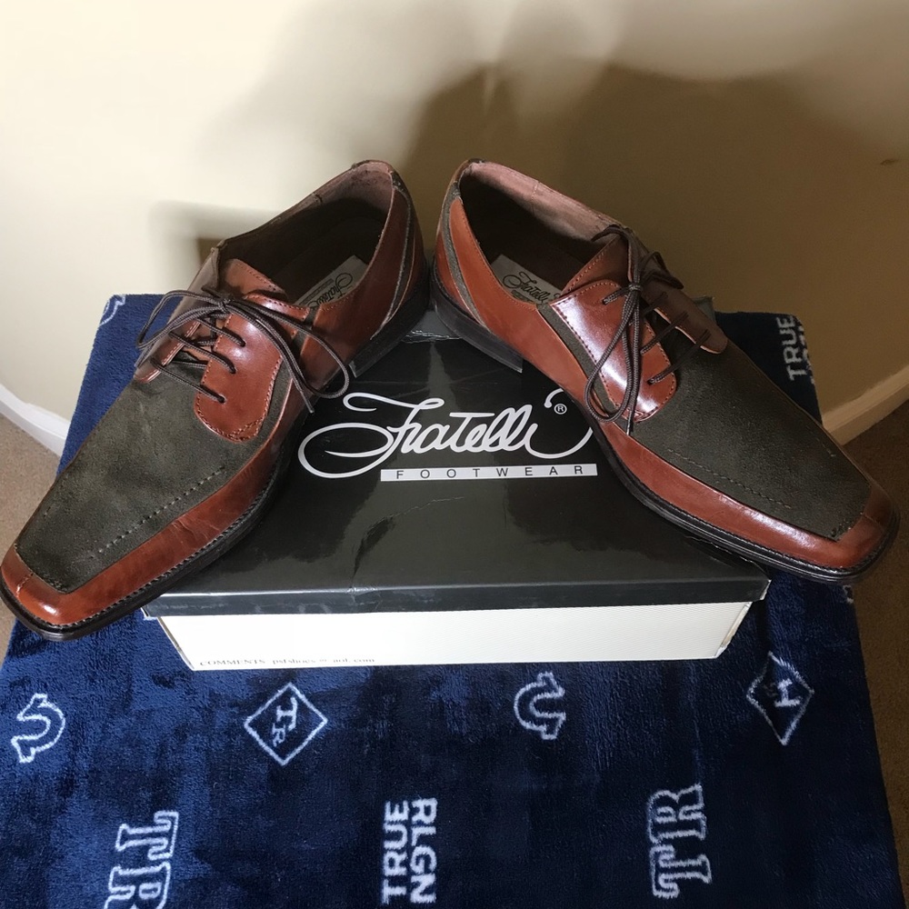 Fratelli Rosetti Men’s Cognac Leather Shoes SZ10.5